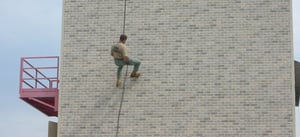Tactical State Trooper Rappelling