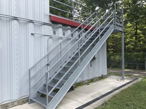 NFPA 1402 inspection - Exterior stair
